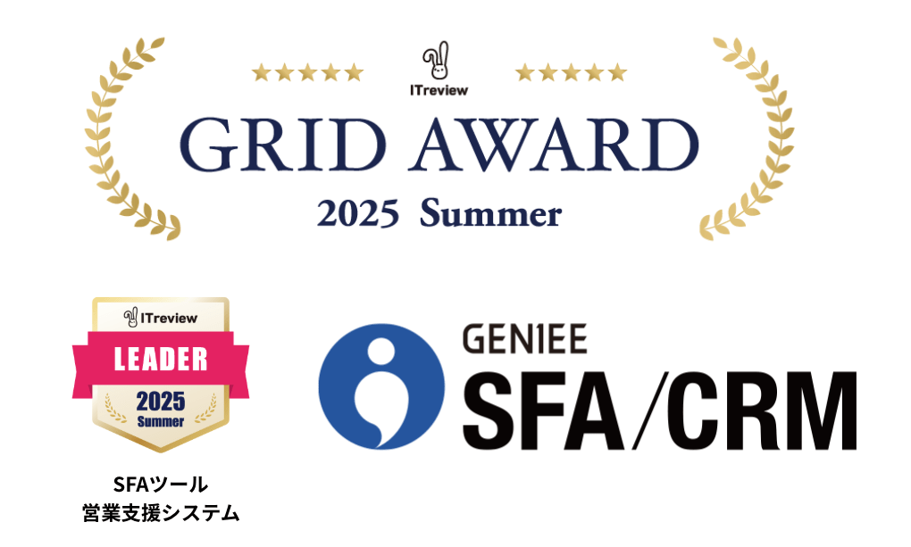 GENIEE’s SFA/CRM solution recognized  for 9 consecutive terms as “Leader” by ITreview Grid Award 2025 Summer