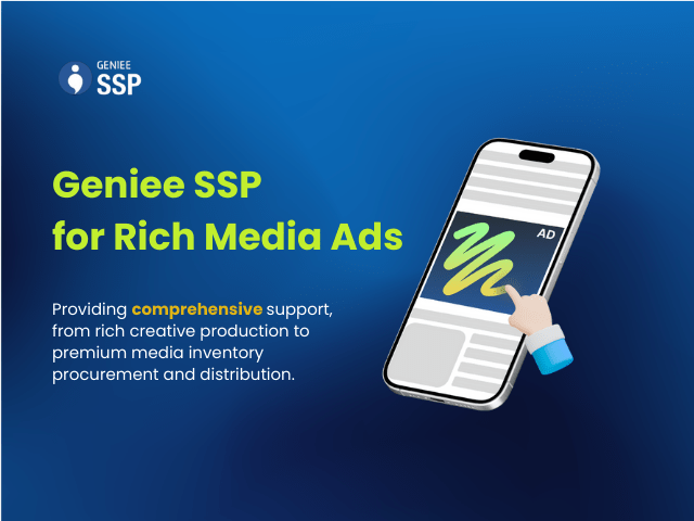 GENIEE Launches “GENIEE SSP for Rich Media Ads”