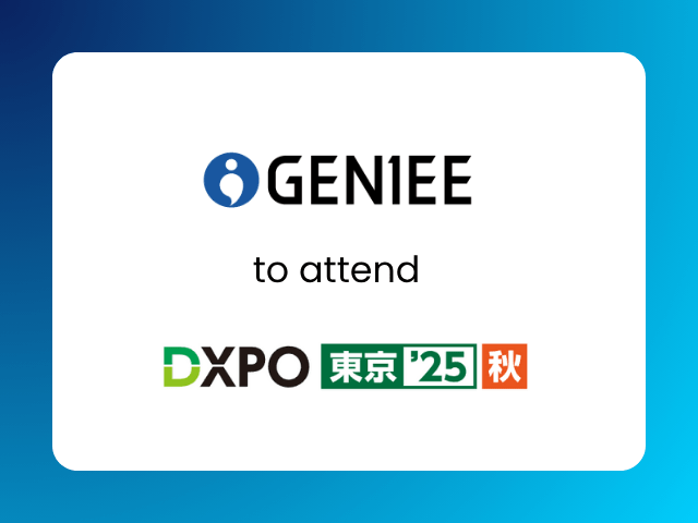 GENIEE to attend the 2nd Sales & Marketing DXPO Tokyo ’25 Autumn