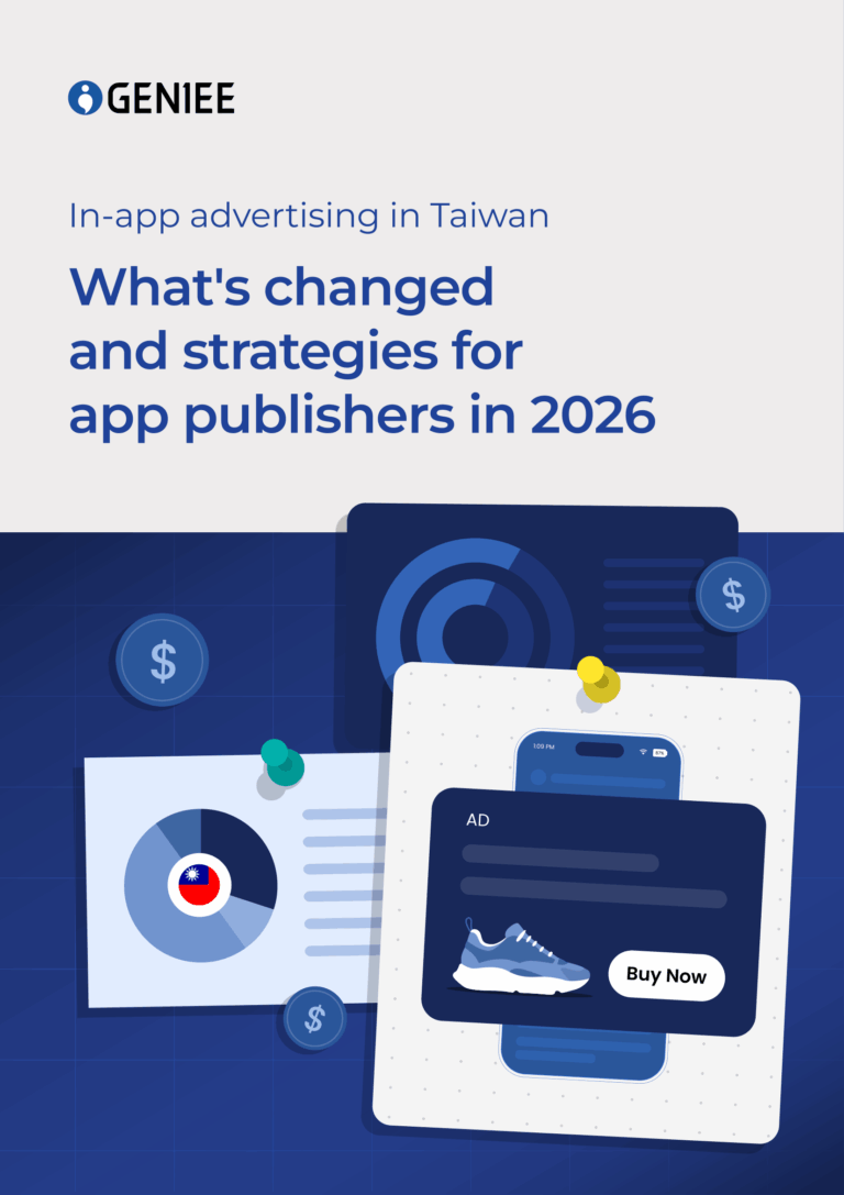 In app advertising in Taiwan guidebook cover