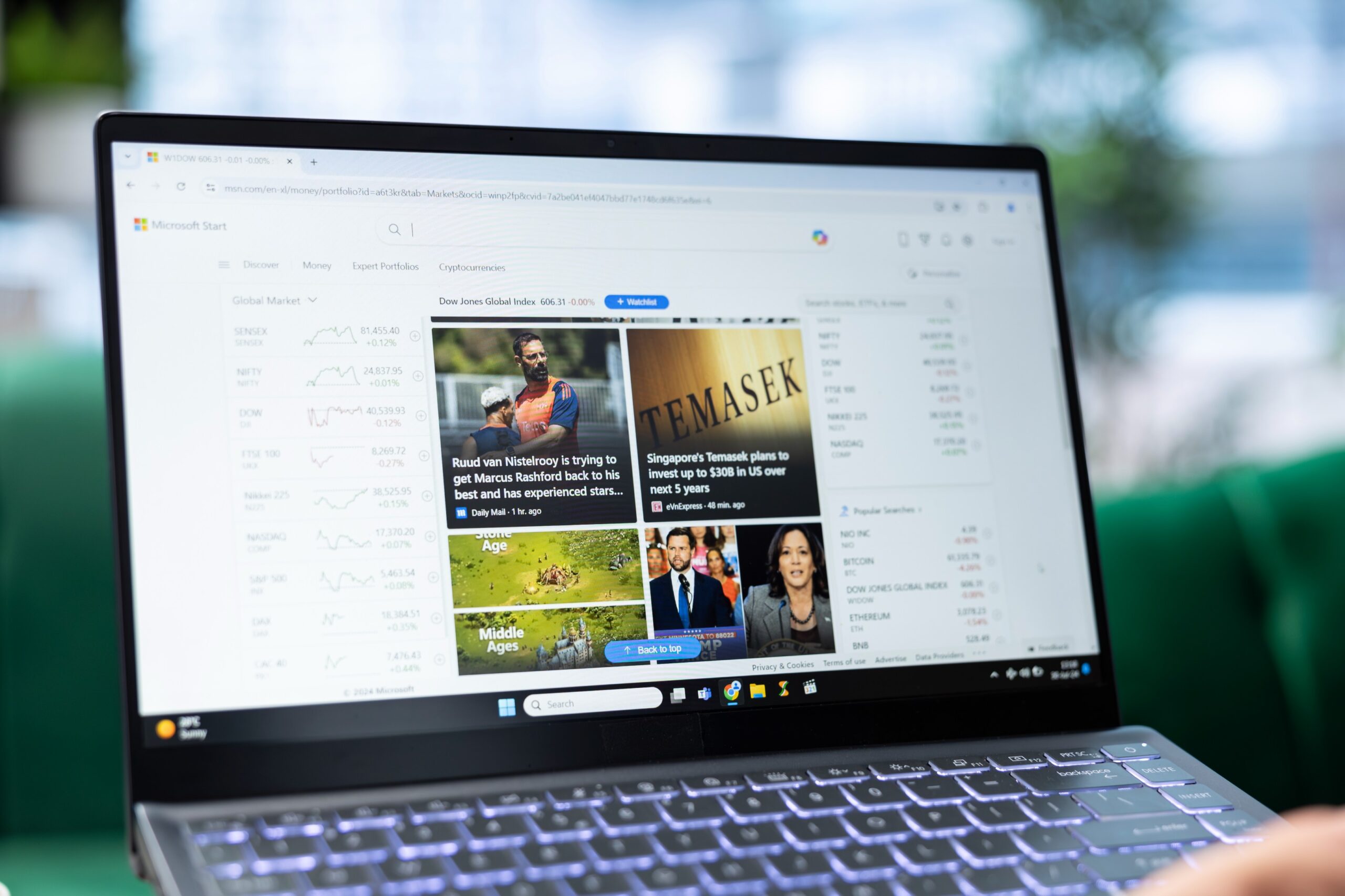 webpage screen - image